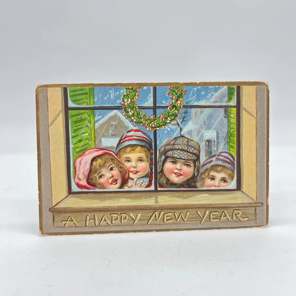 Antique Postcard Collection Lot‎ of 56 Single Recipient Holiday Christmas